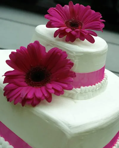 a wedding cake